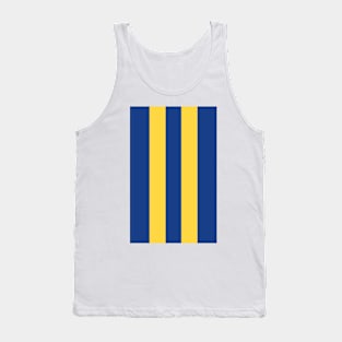 Leeds Retro 1994 Blue and Yellow Away Striped Tank Top